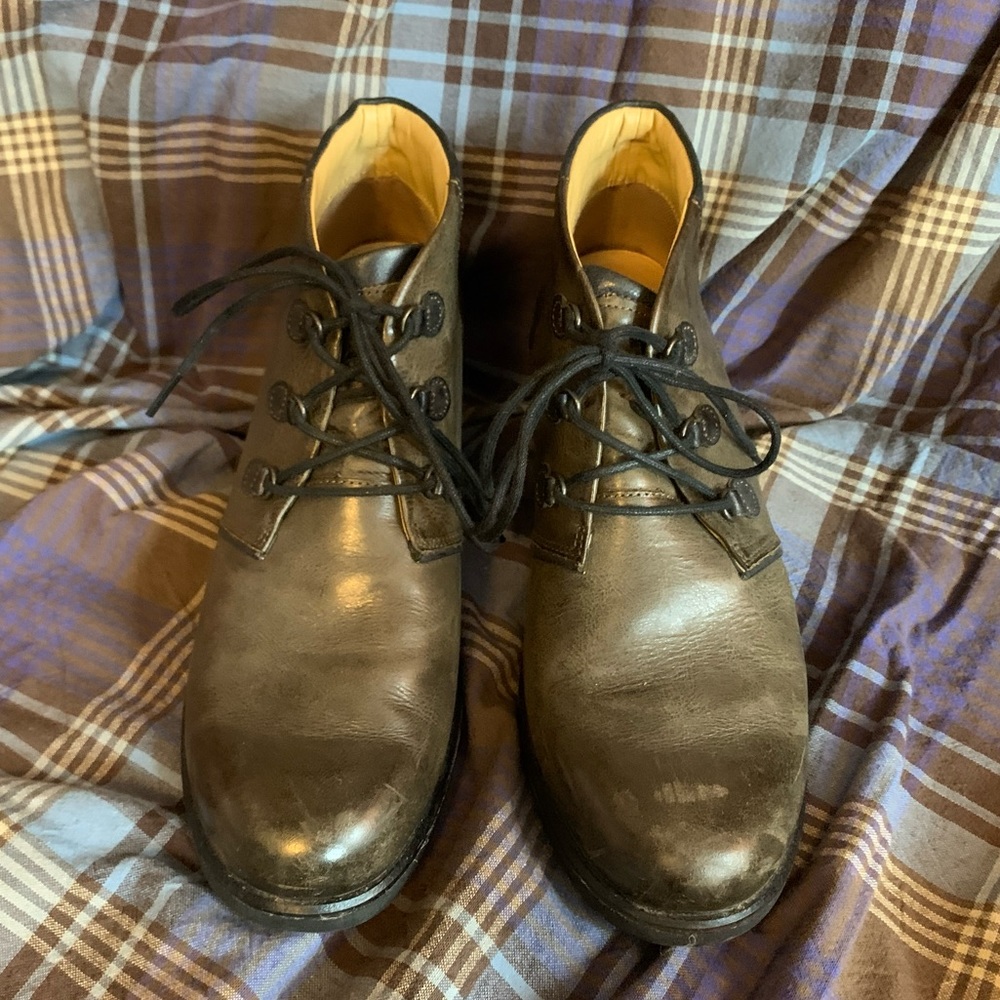 Bussola Sirkka Bootie so comfy! Olive green sz 10